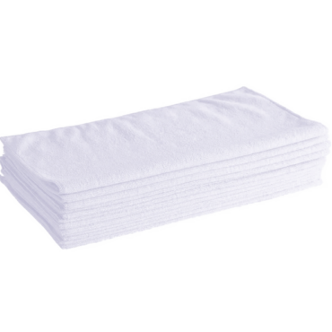 10 Pk White Microfiber Cleaning Cloth